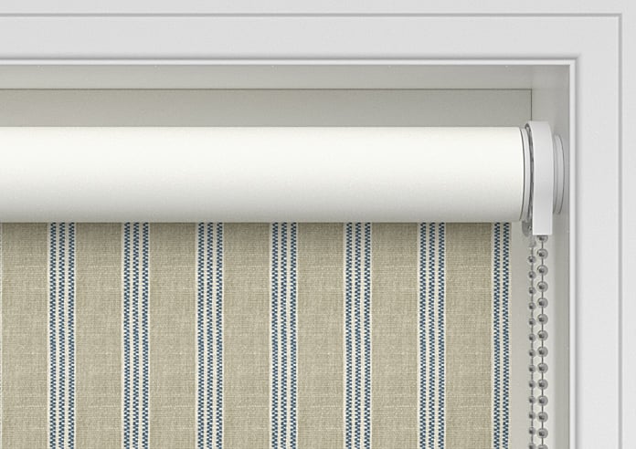 Emily Bond George Stripe, Indigo - Twist&Fit Roller Blind - Image 10